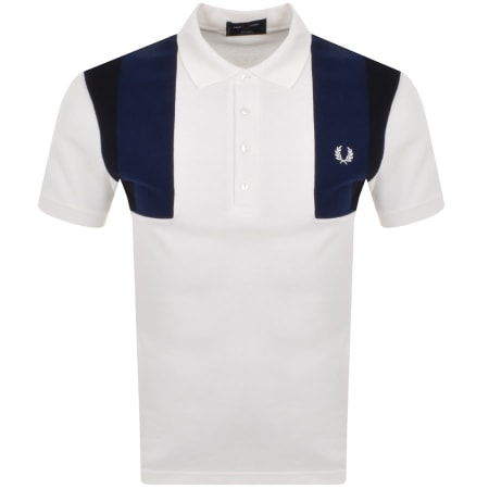 Product Image for Fred Perry Towelling Polo T Shirt Off White