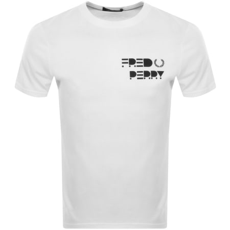 Product Image for Fred Perry Graphic Logo T Shirt White