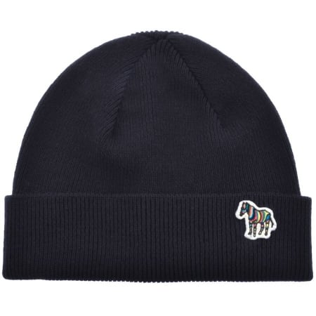 Product Image for PS By Paul Smith Zebra Beanie Hat Navy