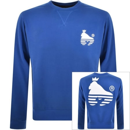 Product Image for Money Sport Ape Logo Sweatshirt Blue