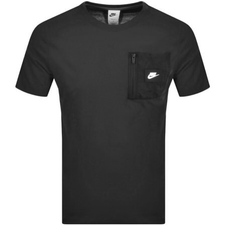 Product Image for Nike Crew Neck Short Sleeve T Shirt Black