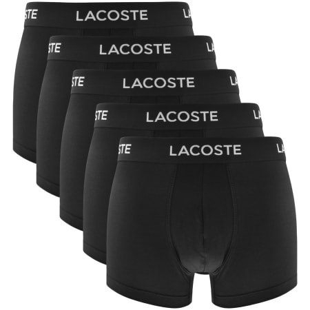 Product Image for Lacoste Underwear Five Pack Boxer Trunks Black