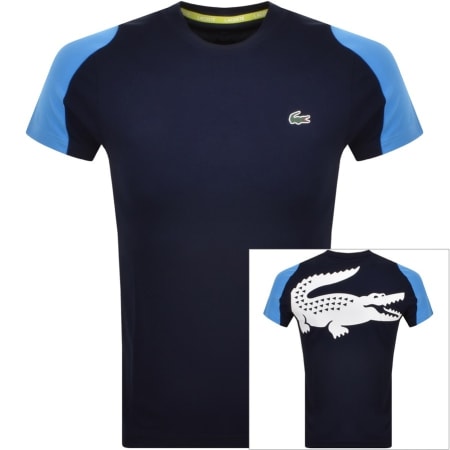 Product Image for Lacoste Sport Crew Neck T Shirt Navy