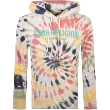 Product Image for True Religion Tie Dye Hoodie White