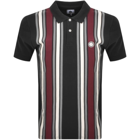Product Image for Pretty Green Marroit Stripe Polo T Shirt Black