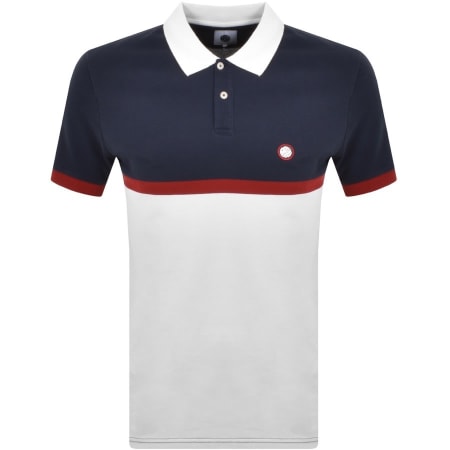 Product Image for Pretty Green Tilby Colourblock Polo T Shirt Navy