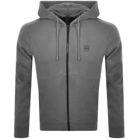 Product Image for BOSS Zetalky Full Zip Hoodie Grey