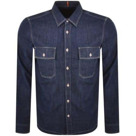 Product Image for BOSS Rounty Long Sleeved Shirt Blue