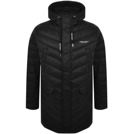 Product Image for Armani Exchange Hooded Down Jacket Black