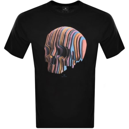 Product Image for PS By Paul Smith Skull Regular Fit T Shirt Black