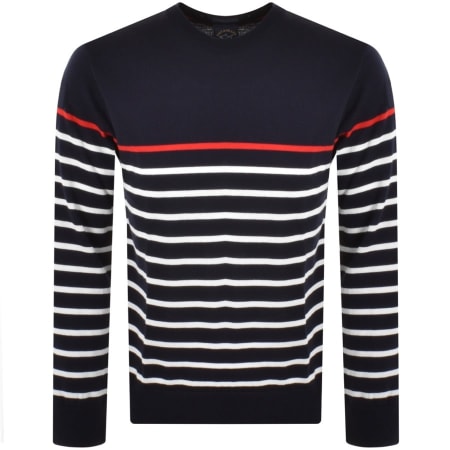 Product Image for Paul And Shark Crew Neck Knit Jumper Navy