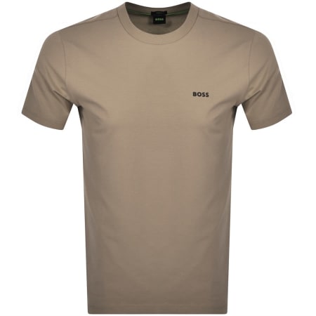 Product Image for BOSS Logo T Shirt Khaki