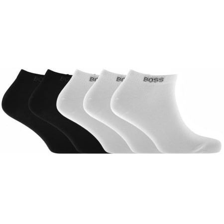 Product Image for BOSS Five Pack Trainer Socks White