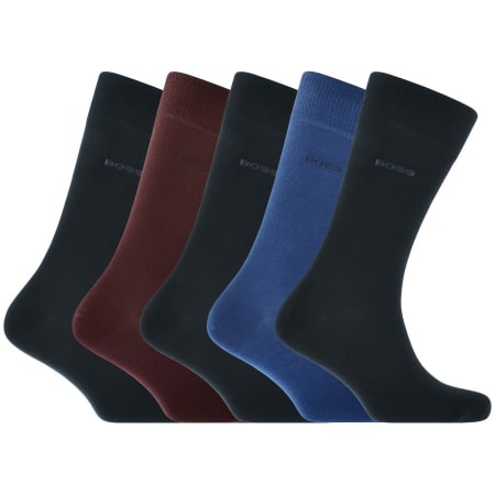 Product Image for BOSS Five Pack Socks Navy