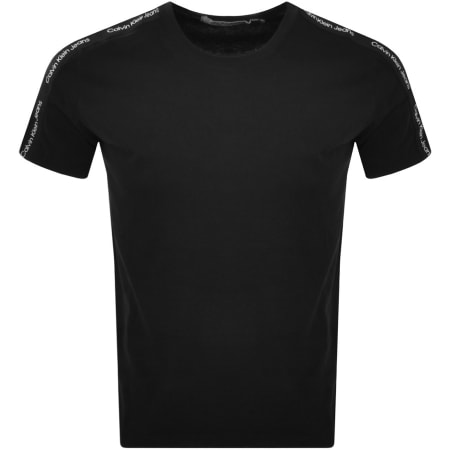 Product Image for Calvin Klein Jeans Logo Tape T Shirt Black