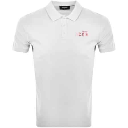 Product Image for DSQUARED2 Logo Polo T Shirt White