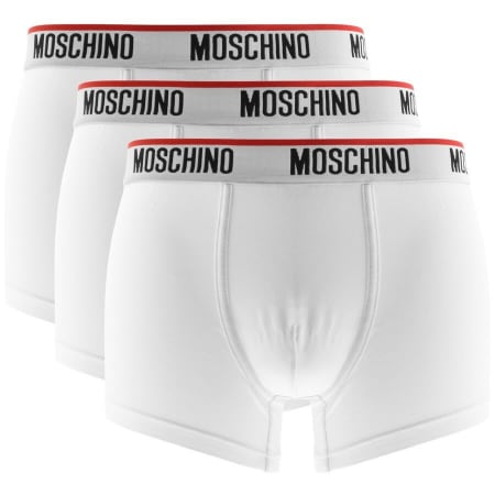 Product Image for Moschino Underwear Triple Pack Boxer Trunks White