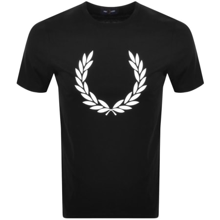 Product Image for Fred Perry Laurel Wreath T Shirt Black