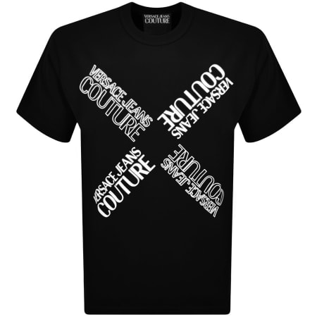 Product Image for Versace Jeans Couture Logo T Shirt Black