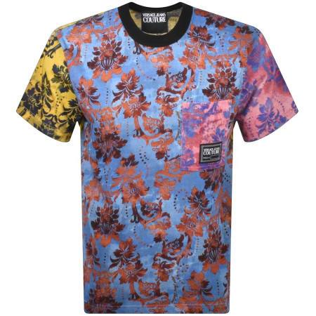 Product Image for Versace Jeans Couture Contor T Shirt Blue