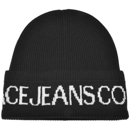 Product Image for Versace Jeans Couture Knit Beanie Hat Black