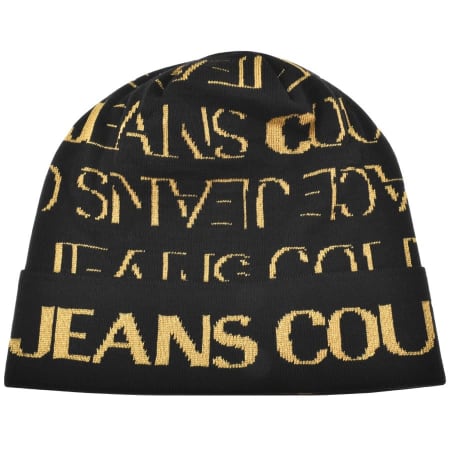 Product Image for Versace Jeans Couture Knit Beanie Hat Black