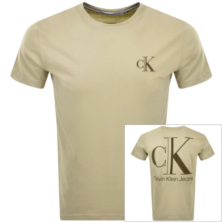 Product Image for Calvin Klein Jeans Institutional T Shirt Khaki