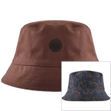 Product Image for Pretty Green Alloway Paisley Bucket Hat Burgundy