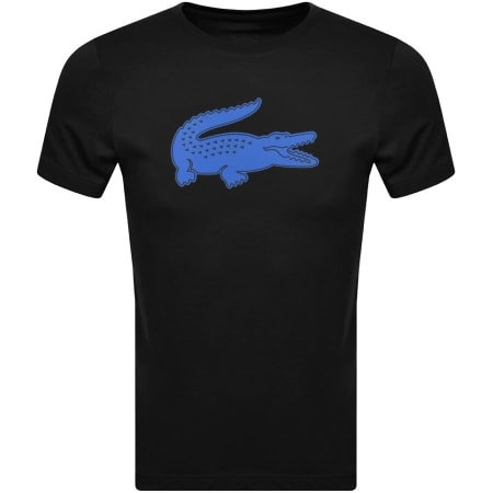 Product Image for Lacoste Sport Crew Neck Logo T Shirt Black