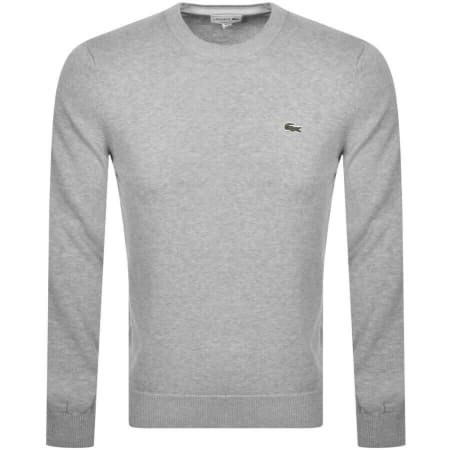 Product Image for Lacoste Crew Neck Knit Jumper Grey