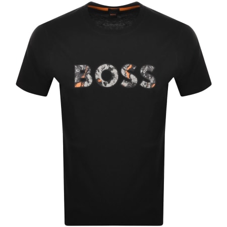 Product Image for BOSS Teetrury 2 Logo T Shirt Black