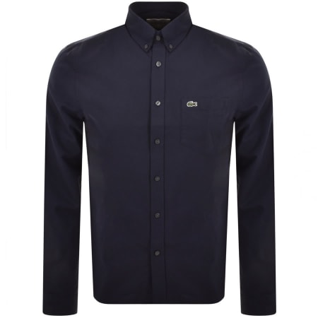 Product Image for Lacoste Woven Long Sleeved Shirt Navy