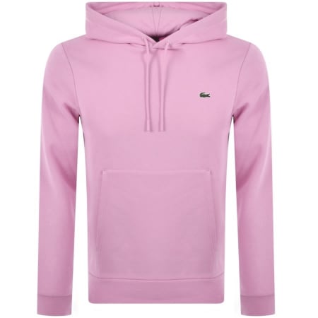 Product Image for Lacoste Sport Logo Pullover Hoodie Pink