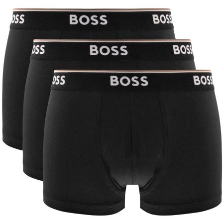 Product Image for BOSS Underwear Triple Pack Boxer Trunks Black