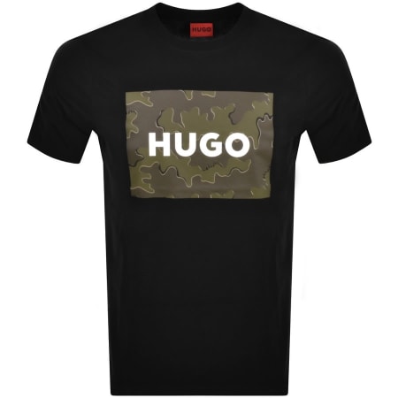 Product Image for HUGO Dulive Crew Neck T Shirt Black