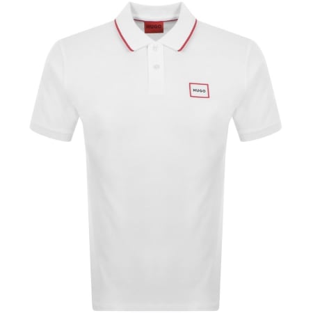 Product Image for HUGO Demlock Polo T Shirt White