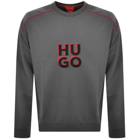 Product Image for HUGO Monologo Sweatshirt Grey