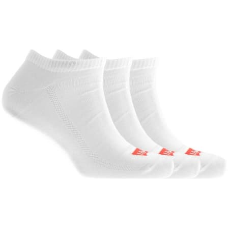 Product Image for Levis 168SF Low Cut 3 Pack Socks White