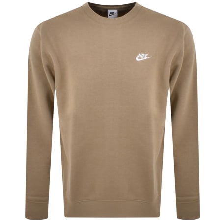 Product Image for Nike Crew Neck Club Sweatshirt Beige
