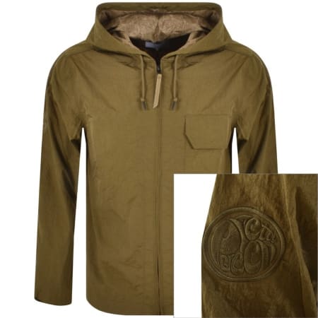 Product Image for Pretty Green Hooded Overshirt Khaki