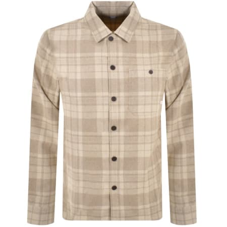 Product Image for Farah Vintage Marks Long Sleeve Shirt Beige