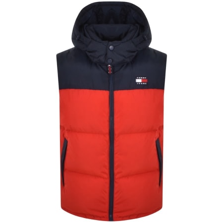 Product Image for Tommy Jeans Alaska Gilet Jacket Red