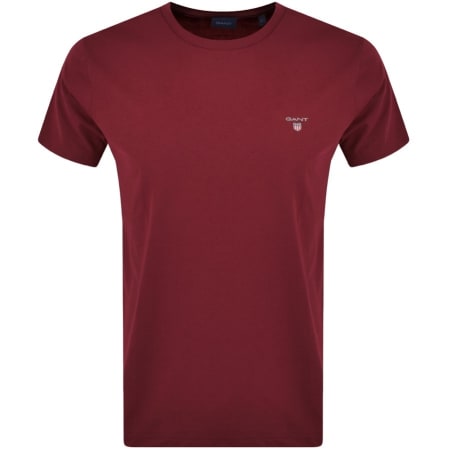 Product Image for Gant Original T Shirt Burgundy