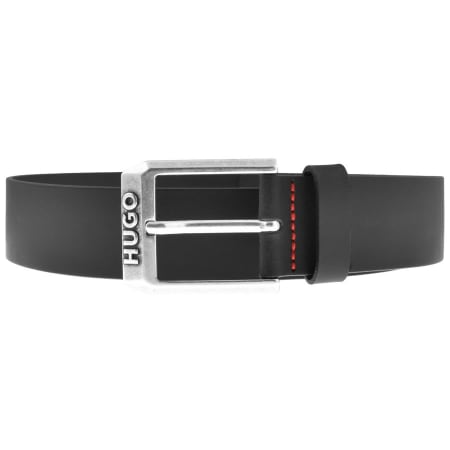 Product Image for HUGO Gelio Leather Belt Black