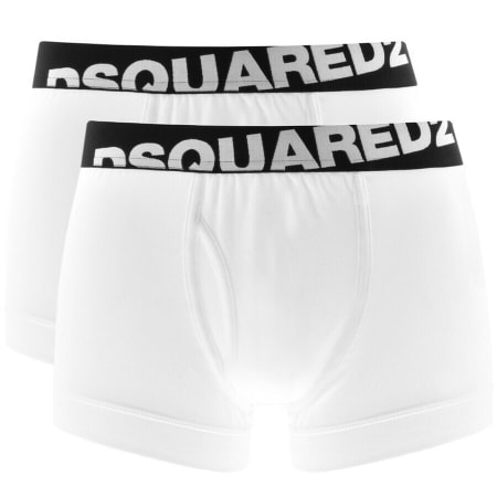Product Image for DSQUARED2 Underwear Double Pack Trunks White