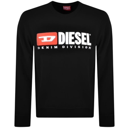 Product Image for Diesel S Ginn Div Logo Sweatshirt Black
