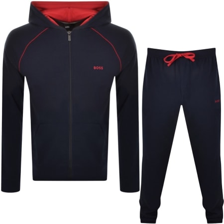 Product Image for BOSS Bodywear Lounge Hooded Tracksuit Navy