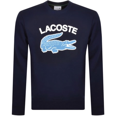 Product Image for Lacoste Crew Neck Sweatshirt Navy