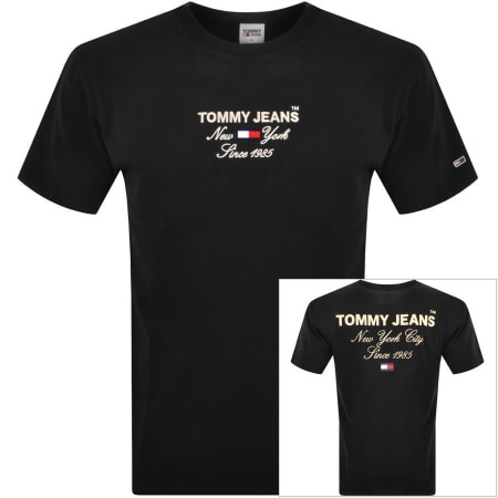 Product Image for Tommy Jeans Timeless Font T Shirt Black