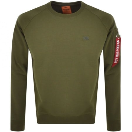 Product Image for Alpha Industries X Fit Sweatshirt Green
